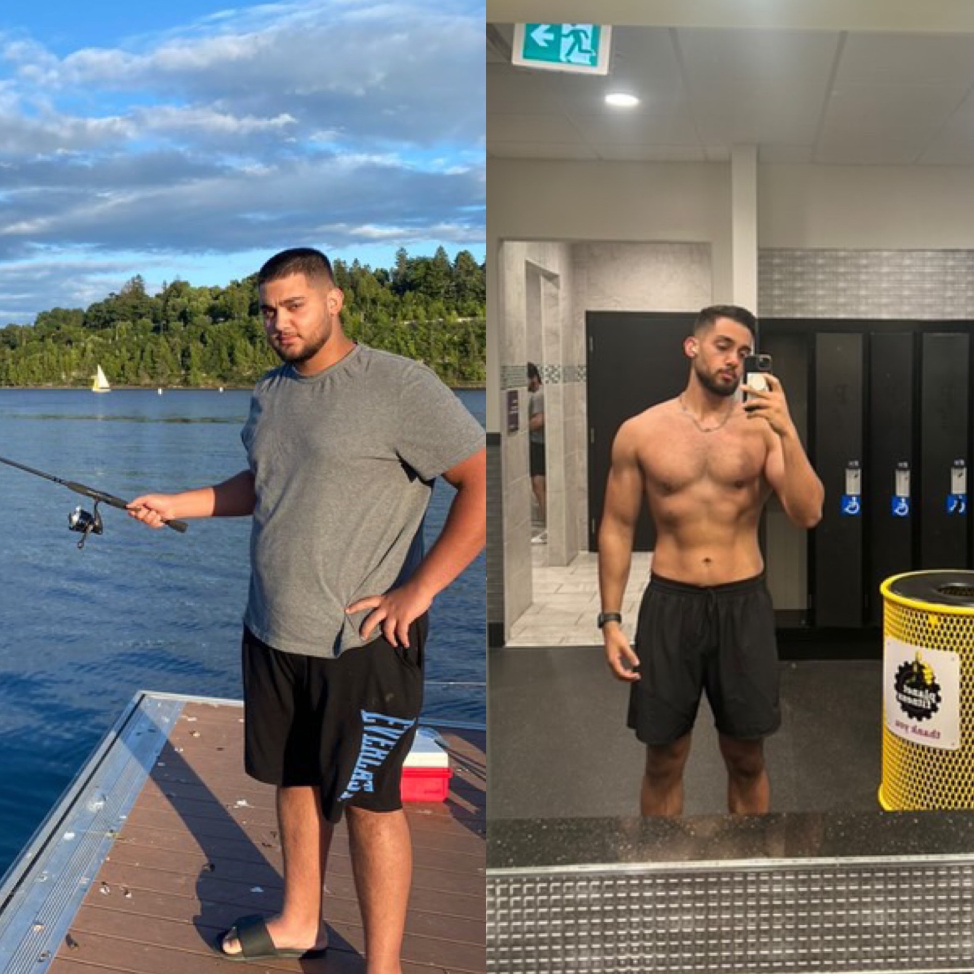 Elite Transformations client before and after